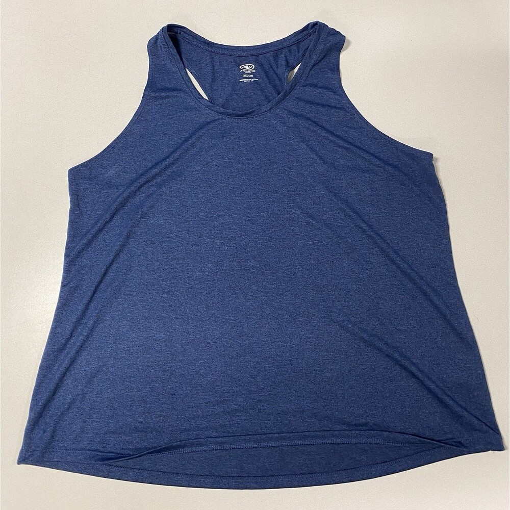 Athletic Works Women’s 2XL Blue Racerback Tank Top